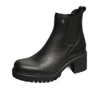 Chelseaboots PANAMA JACK "Pia", Damen, Gr. 38, schwarz, Leder, Schuhe, Stiefelette, Schlupfschuh, Blockabsatz, mit Profilsohle (25079344-38) schwarz