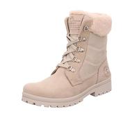 Panama Jack Stiefel Tuscani B28 – flach, Nobuck Raw, Beige – Damen, Größe 38