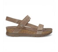Panama Jack Women's Wedge Stone graue Wildledersandalen - Selma B18 EU42