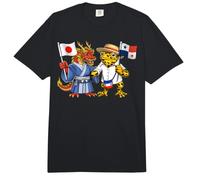 Panama Japan Flagge Panamanisch-japanische Wurzeln Comfort Colors Adult Heavyweight T-Shirt