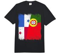 Panama Portugal Flagge | Panamaische portugiesische Wurzeln Comfort Colors Adult Heavyweight T-Shirt