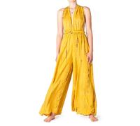 PANASIAM Infinity Hosenkleid Tie-Dye - eleganter Damen Batik Jumpsuit, Wickel Hosenrock mit weiten Beinen - Party, Urlaub, Hochzeit