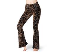 PANASIAM Leggings Leo with Flare, Brown, L