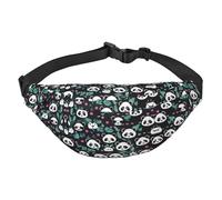 Panda Cute Face Jungen Große Hüfttasche Reise Crossbody Hüfttasche geeignet für Sport, Laufen, Radfahren, Reisen, Angeln