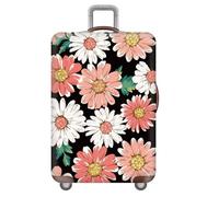 Panda Fisch Katze Blumen Sternenhimmel KofferhüLle,Elastische,Waschbare,Elastische KofferschutzhüLle,Staubdicht Und Kratzfest Luggage Cover,FüR Kinder,MäDchen,Erwachsene (Blume,M(22-24inch))