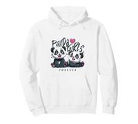 Panda Girls Forever niedliche Baby-Herz-Illustration Pullover Hoodie