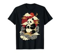 Panda Isst Onigiri Japanisch Sushi Manga Japan Preisgünstiges Grafik-T-Shirt