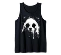 Panda mit Sonnenbrille White Splash Art Tank Top