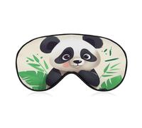 Panda Star Schlafmaske Augenmaske Augenmasken für Schlaf Schlafmasken für Frauen Männer Reise Augenmaske Verstellbare Schlafmaske Schlafmaske Verdunkelung Niedliche Schlafmaske