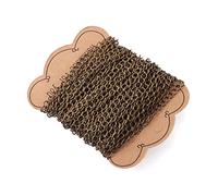 PandaHall 10 Meter Eisen-Panzerkette 5,5 x 3,5 x 0,5 mm Antike Bronze ungeschweißte gedrehte Ketten für DIY Handwerk Armband Halskette Schmuck Herstellung