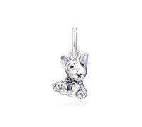 PANDOCCI 2019 muttertagsgeschenk Bullterrier welpen baumeln Perle 925 Silber DIY passt für original Pandora armbänder Charme modeschmuck