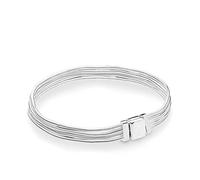 PANDOCCI 2019 Spring Reflexions Multi-Schlangenketten-Armband, 925er Silber, DIY, passend für originale Pandora-Armbänder, Charm, Modeschmuck (17 cm)