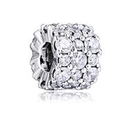 PANDOCCI 2019 Winter klar funkeln Perle 925 Silber DIY Passend für Original Pandora Armbänder Charme Modeschmuck