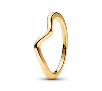 Pandora 163095C00-48 - poliert - Welle Ring - Gelbgold verg. - Gr. 48