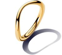 Pandora ESSENCE 163314C00-48 organisch geformter Bandring - Gelbgold verg. - Gr. 48