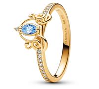 Pandora 163059C01 Damenring Disney Cinderellas Kutsche Goldfarben 50/15.9