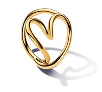Pandora ESSENCE 163288C00-50 organisch Geformtes Herz - Ring - Gelbgold verg. - Gr. 50