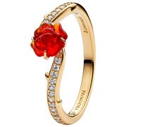 Pandora 163984C01 Damenring Goldfarben Disney Die Schöne und das Biest 56/17.8