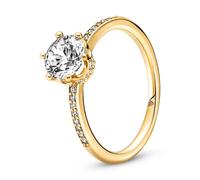 Pandora 168289C01 Ring für Damen Funkelnde Krone Goldfarben 50/15.9