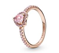 Pandora 188421C04 Damen-Ring Erhabenes Herz Rosé 54/17.2