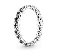 PANDORA 190029C00 Ring Damen Band Asymmetrische Sterne Sterling-Silber 48