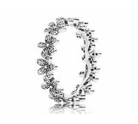PANDORA 190934CZ-50 - Glanzvolles Gänseblümchen-Band - Ring - Zirkonia - Gr. 50