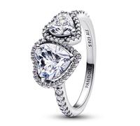 Pandora 193659C01-60 Herzen Silber Ring & Zirkonia Gr. 60