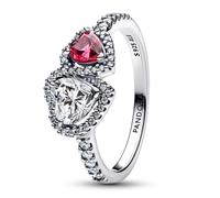 Pandora 193662C01 Damen Silber-Ring Halo Herzen 60/19.1