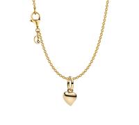 Pandora 21208 Damen Schmuck-Set Kette mit Anhänger Mini Herz Goldfarben
