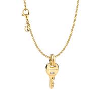 Pandora 21534 Damen-Kette mit Anhänger Schlüssel Goldfarben Geschenkset