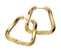 Pandora ESSENCE 263876C00 - große verdrehte eckige Creolen 2,5 cm - Gelbgold Vergoldung