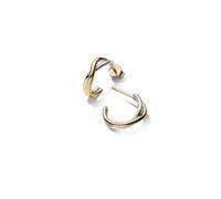 Pandora ESSENCE 263880C00 - organisch geformte bicolor offene Ohrringe