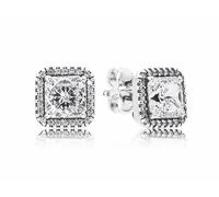 PANDORA 290591CZ - Zeitlose Eleganz - Silber + Zirkonia klar - Ohrringe