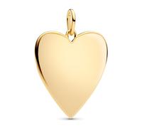 Pandora 364016C00 Anhänger Goldfarben Herz Gravurplatte
