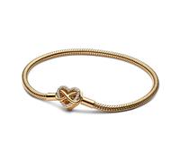 Pandora 563758C01 Damenarmband Funkelndes Unendlichkeits-Herz Goldfarben 17 cm