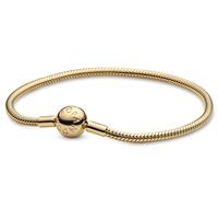 Pandora 568748C00 Damenarmband für Charms Schlange Goldfarben 19 cm