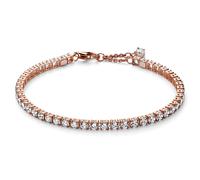 Pandora Schmuck 581469C01 Damen-Armband Funkelndes Tennisband Roségoldfarben 16 cm