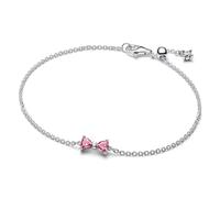 Pandora 594234C01 Damenarmband Schleife Pink Silber 18 cm