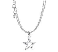 Pandora 68626 Geschenkset mit 2-reihiger Halskette Funkelnder Stern Silber