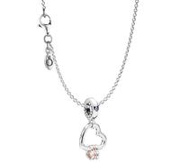Pandora 75252 Halskette 925 Silber mit Charm Herzen Highlights