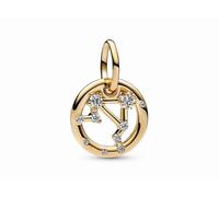 Pandora Schmuck 762712C01 Charm-Anhänger Sternzeichen Waage Goldfarben