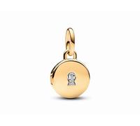 Pandora 763066C01 - Aufklappbares Liebesmedaillon Charm-Anhänger - Gelbgold verg. - Zirkonia klar