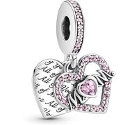 PANDORA 799402C01 Charm Anhänger Heart & Mum
