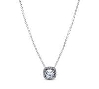 Pandora Halskette 393560C02-45 Strahlenkranz-Anhänger Sterling Silber Zirkonia 45 cm