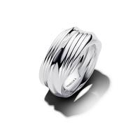 Pandora Verdrehter Doppelring aus Sterling-Silber, aus der Essence Kollektion, Gr. 52, 193890C00-52