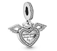 Pandora Angel Heart And Wings Dangle Anhänger 798485C01