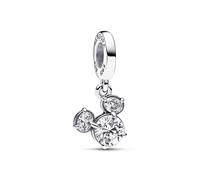 Pandora 793031C01 - Disney Micky Maus Funkelnder Kopf Silhouette Charm-Anhänger - Sterling Silber - Zirkonia