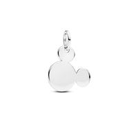 PANDORA Disney Micky Maus Gravierbarer Charm-Anhänger aus Sterling Silber, Kompatibel ME und Moments, 793994C00