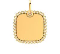 Pandora Anhänger Goldfarben Eckige Gravurplatte 364009C01