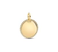 Pandora 364007C01 - runder Anhänger - Gelbgold Vergoldung - Zirkonia